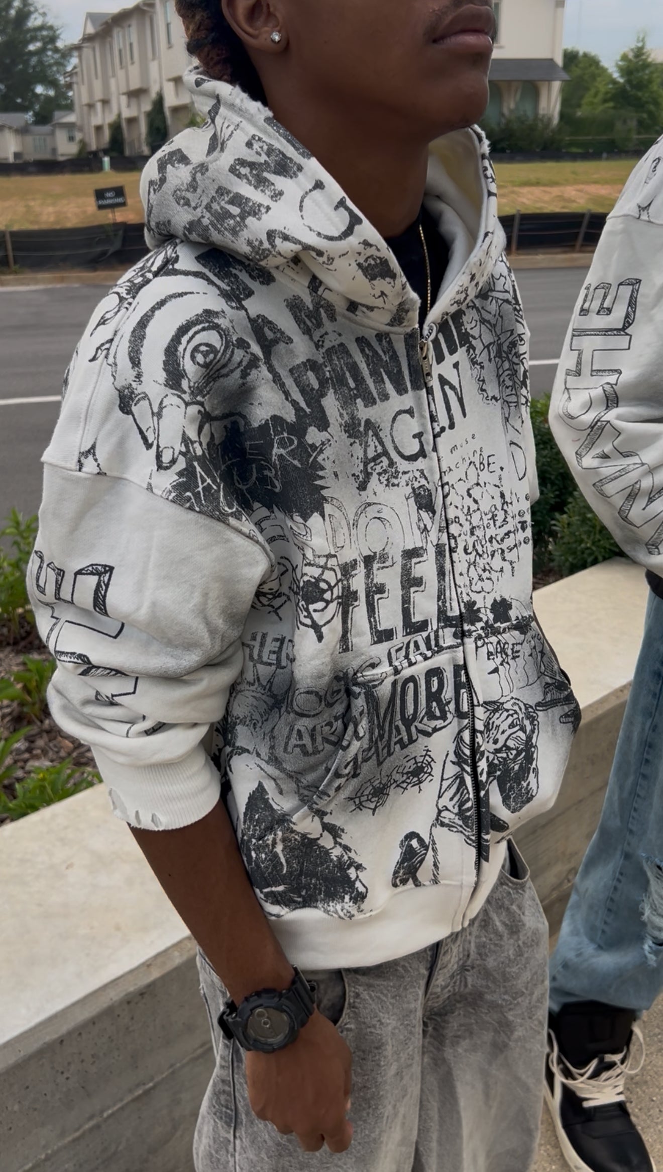 "BEAUTIFUL DISORDER" Zip-Up