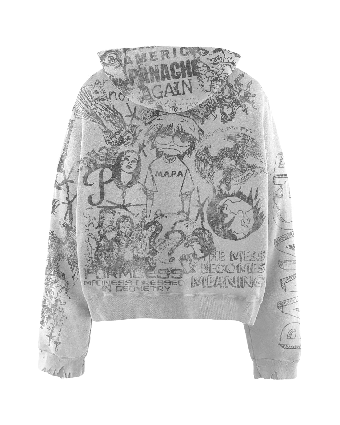 "BEAUTIFUL DISORDER" Zip-Up